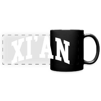 Xi’an - Panorama-Tasse farbig - Schwarz - Vorne