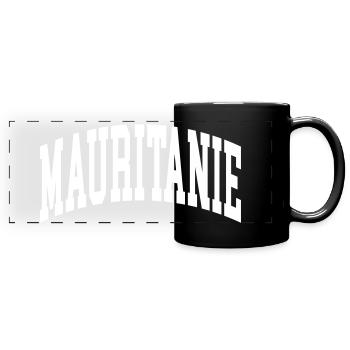 Mauretanien - Panorama-Tasse farbig - Schwarz - Vorne