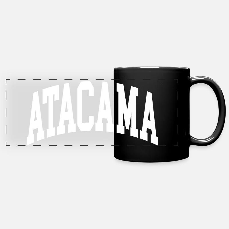 Atacama - Mug panoramique uni - noir