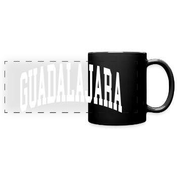 Guadalajara - Full Colour Panoramic Mug - black - Front