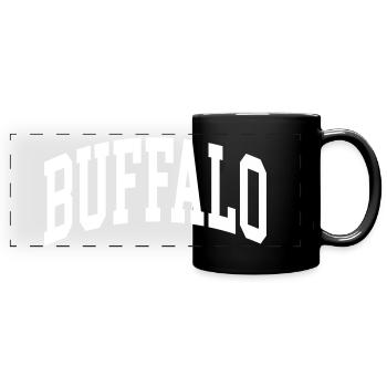 Buffalo - Panorama-Tasse farbig - Schwarz - Vorne