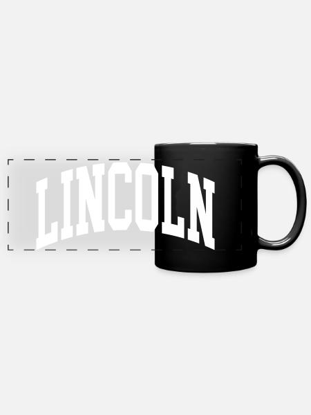 Lincoln - Full Colour Panoramic Mug - black