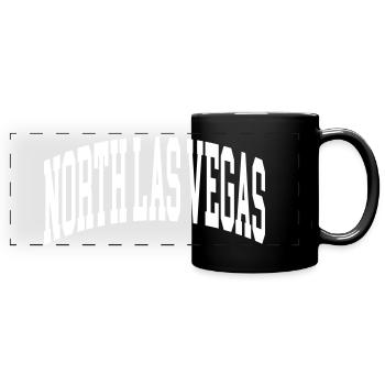 North Las Vegas - Panorama-Tasse farbig - Schwarz - Vorne