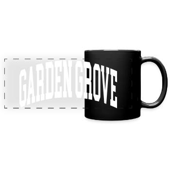 Garden Grove - Panorama-Tasse farbig - Schwarz - Vorne