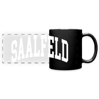 Canton de Saalfeld - Mug panoramique uni - noir - Devant