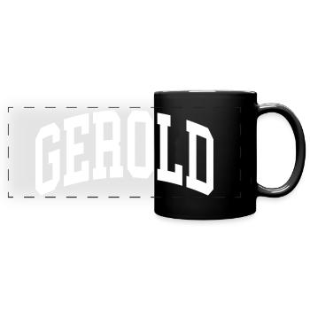 Scott - Full Colour Panoramic Mug - black - Front