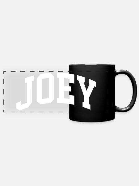 Joey - Panorama-Tasse farbig - Schwarz