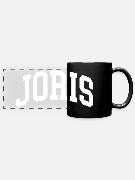 Joris - Panorama-Tasse farbig - Schwarz