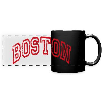 Boston - Full Colour Panoramic Mug - black - Front