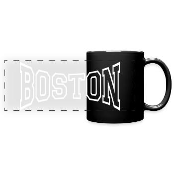 Boston - Full Colour Panoramic Mug - black - Front
