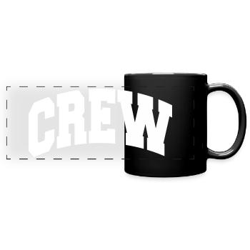 Crew - Full Colour Panoramic Mug - black - Front