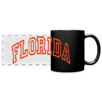 Florida - Full Colour Panoramic Mug - black - Front
