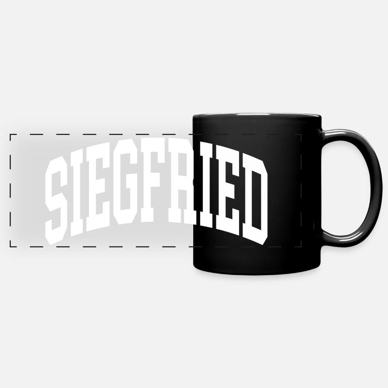 Siegfried - Panorama-Tasse farbig - Schwarz
