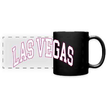 Las Vegas - Full Colour Panoramic Mug - black - Front