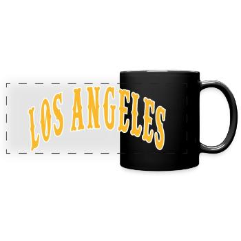 Los Angeles - Full Colour Panoramic Mug - black - Front