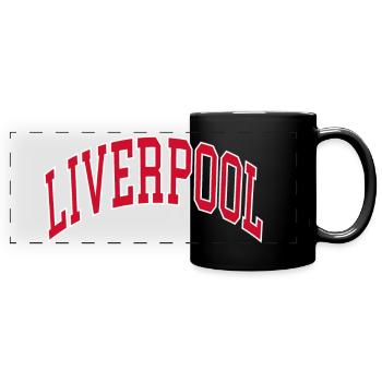 Liverpool - Full Colour Panoramic Mug - black - Front