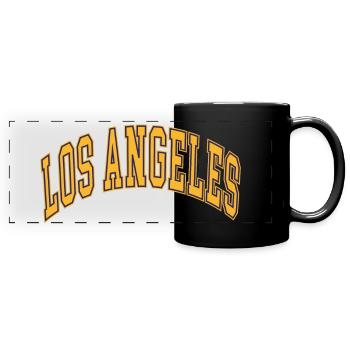 Los Angeles - Full Colour Panoramic Mug - black - Front