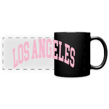 Los Angeles - Full Colour Panoramic Mug - black - Front
