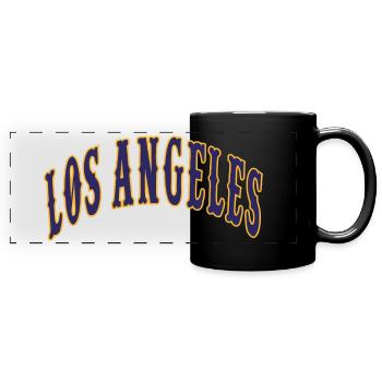 Los Angeles - Full Colour Panoramic Mug - black - Front