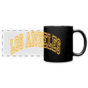 Los Angeles - Full Colour Panoramic Mug - black - Front