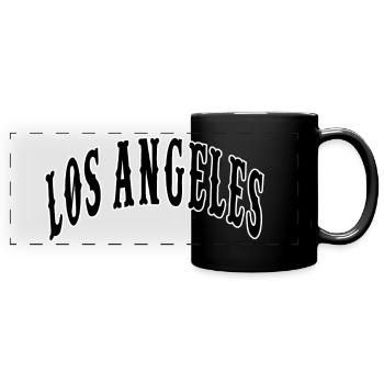 Los Angeles - Full Colour Panoramic Mug - black - Front