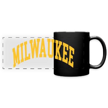 Milwaukee - Panorama-Tasse farbig - Schwarz - Vorne