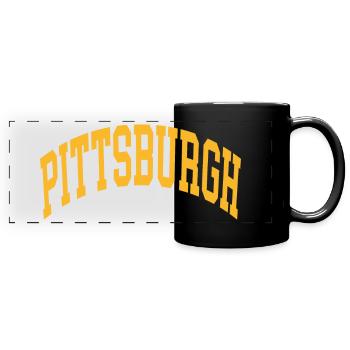 Pittsburgh - Full Colour Panoramic Mug - black - Front