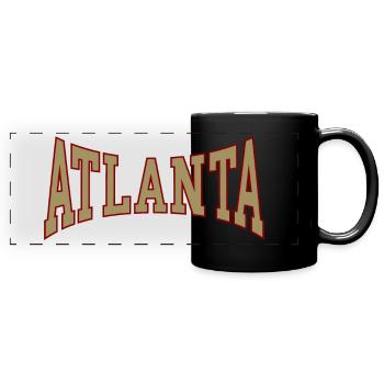 Atlanta - Panorama-Tasse farbig - Schwarz - Vorne