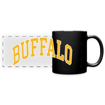 Buffalo - Panorama-Tasse farbig - Schwarz - Vorne
