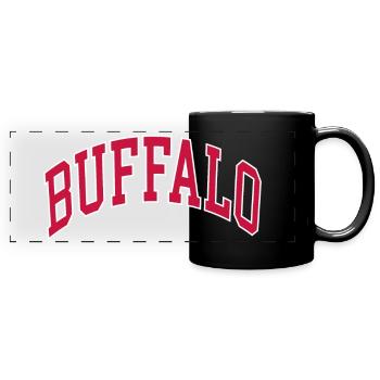 Buffalo - Panorama-Tasse farbig - Schwarz - Vorne