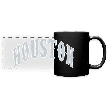 Houston - Full Colour Panoramic Mug - black - Front