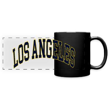 Los Angeles - Full Colour Panoramic Mug - black - Front