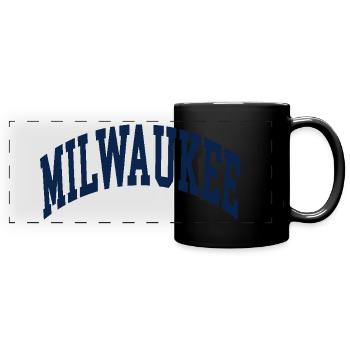 Milwaukee - Panorama-Tasse farbig - Schwarz - Vorne