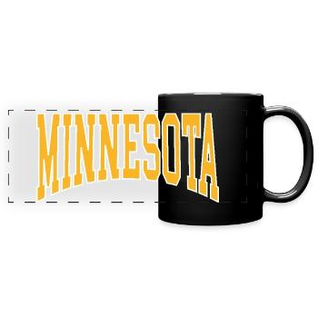 Minnesota - Panorama-Tasse farbig - Schwarz - Vorne