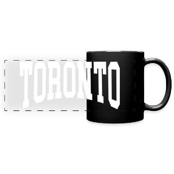Toronto - Full Colour Panoramic Mug - black - Front