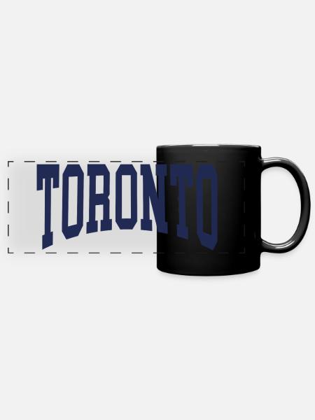 Toronto - Full Colour Panoramic Mug - black