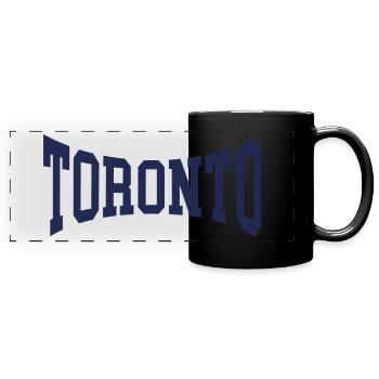 Toronto - Full Colour Panoramic Mug - black - Front