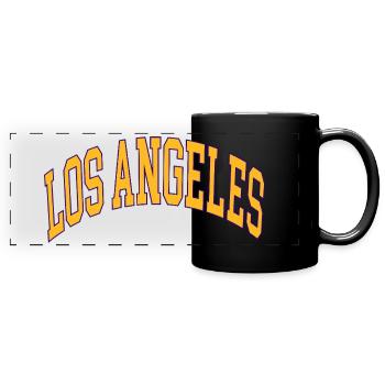 Los Angeles - Full Colour Panoramic Mug - black - Front