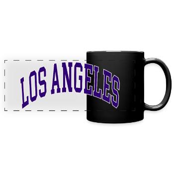 Los Angeles - Full Colour Panoramic Mug - black - Front