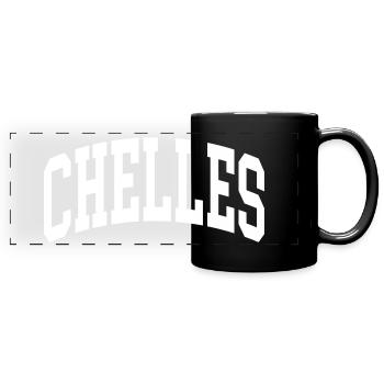 Chelles - Mug panoramique uni - noir - Devant