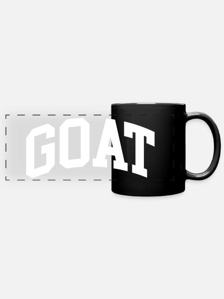GOAT - Panorama-Tasse farbig - Schwarz