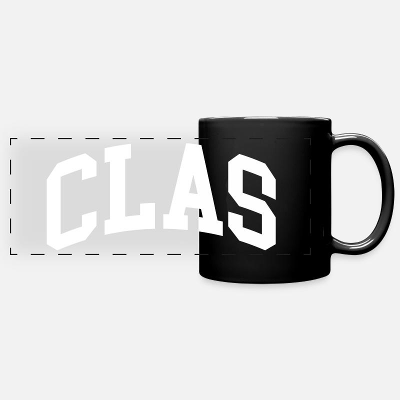 Clas - Mug panoramique uni - noir