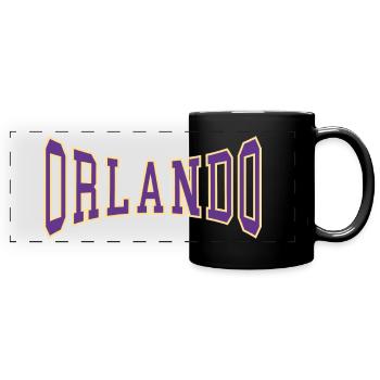Orlando - Full Colour Panoramic Mug - black - Front
