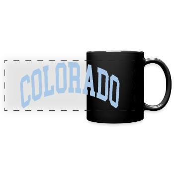 Colorado - Mug panoramique uni - noir - Devant