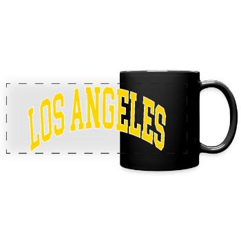 Los Angeles - Full Colour Panoramic Mug - black - Front