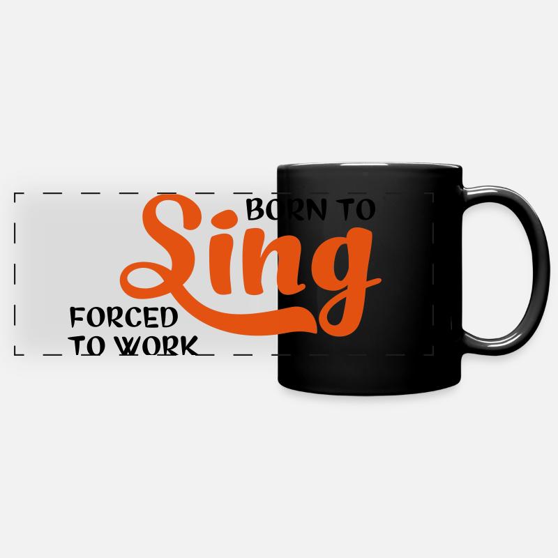 2541614 15358931 sing - Full Colour Panoramic Mug - black