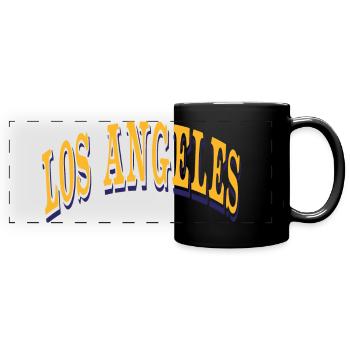 Los Angeles - Full Colour Panoramic Mug - black - Front