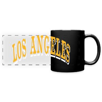 Los Angeles - Full Colour Panoramic Mug - black - Front