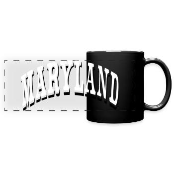 Maryland - Full Colour Panoramic Mug - black - Front