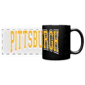 Pittsburgh - Full Colour Panoramic Mug - black - Front